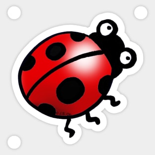 cute ladybug Sticker